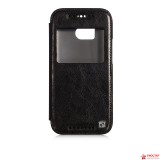 Кожаный чехол HOCO Crystal для HTC One(M8) (черный)